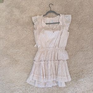 MISA XS white dress, used